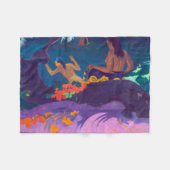 Door het Zee, Gauguin Fleece Deken (Voorkant (Horizontaal))