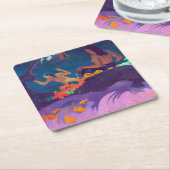 Door het Zee, Gauguin Kartonnen Onderzetters (Schuin)