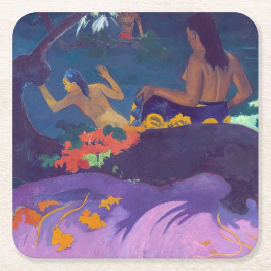 Door het Zee, Gauguin Kartonnen Onderzetters (Voorkant)