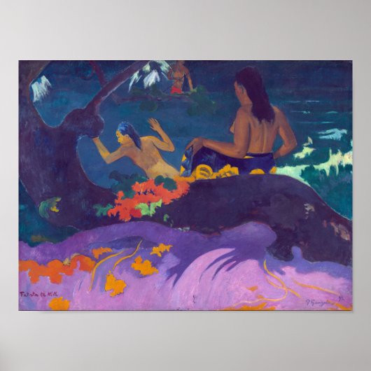 Door het Zee, Gauguin Poster (Voorkant)