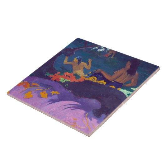 Door het Zee, Gauguin Tegeltje (Zijkant)