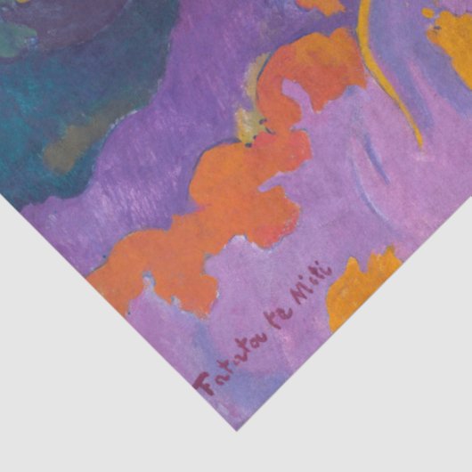 Door het Zee, Gauguin Tissuepapier (Detail)