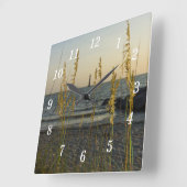 Door het Zee haver Vierkante Klok (Hoek)