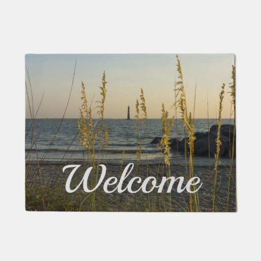 Door het Zee haver welkom Deurmat (Voorkant)