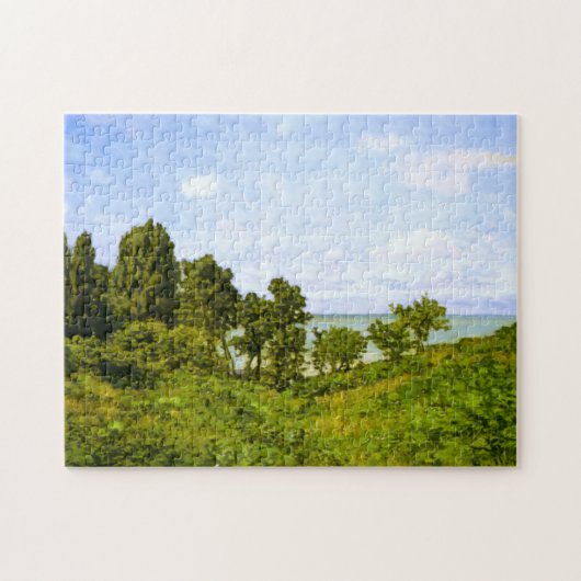 Door het Zee Monet Fine Art Legpuzzel (Horizontaal)