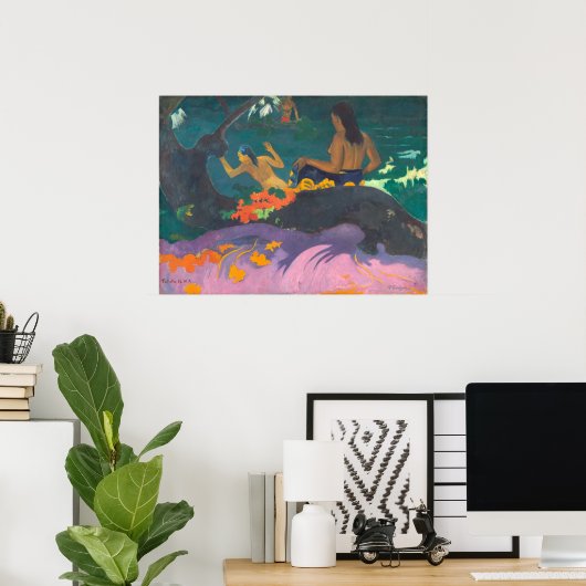 Door het Zee - Paul Gauguin Fine Art Poster (Thuiskantoor)