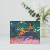Door het Zee | Paul Gauguin | Fotoafdrukken Briefkaart (Staand voorkant)