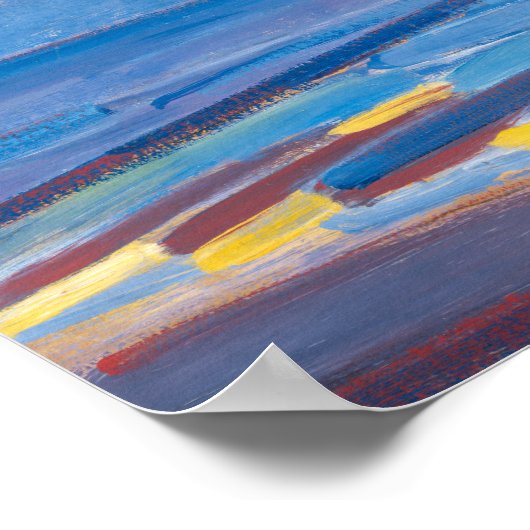 Door het Zee | Piet Mondrian | Poster (Hoek)