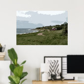 Door het zee poster (Thuiskantoor)