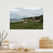 Door het zee poster (Keuken)