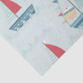 Door het Zee Series Design 4 Tissuepapier (Detail)