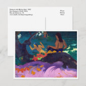 Door het Zee van Gauguin Briefkaart (Voorkant / Achterkant)