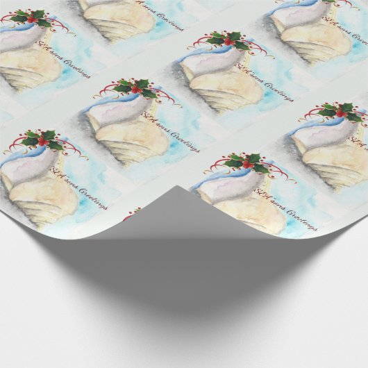 Door het Zee Verpakkingspapier Cadeaupapier (Hoek)