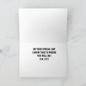 DOOR HET ZEE VOOR UW **JUBILEUM* KAART (Binnen)