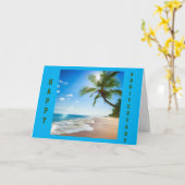 DOOR HET ZEE VOOR UW **JUBILEUM* KAART (Gele Bloem)