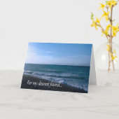 Door het Zee voor Vriend - het Gedicht van de Kaart (Gele Bloem)