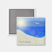 DOOR HET ZEE (VREDE MET U) MAGNEET (Voorkant / Achterkant)