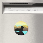 Door het Zee Welsh Corgi Magneet (Insitu (Vaatwasser))