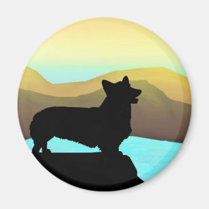 Door het Zee Welsh Corgi Magneet