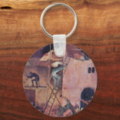 Door Hieronymus Bosch (beste kwaliteit) Sleutelhanger (Voorkant)