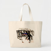 door hypotheek gedekte zekerheid grote tote bag (Voorkant)