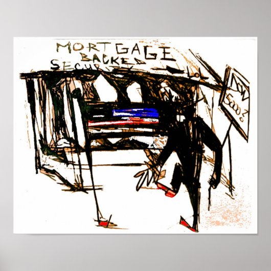 door hypotheek gedekte zekerheid poster (Voorkant)