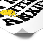 Door ijskoffie en angst geestelijke gezondheid op  poster (Hoek)