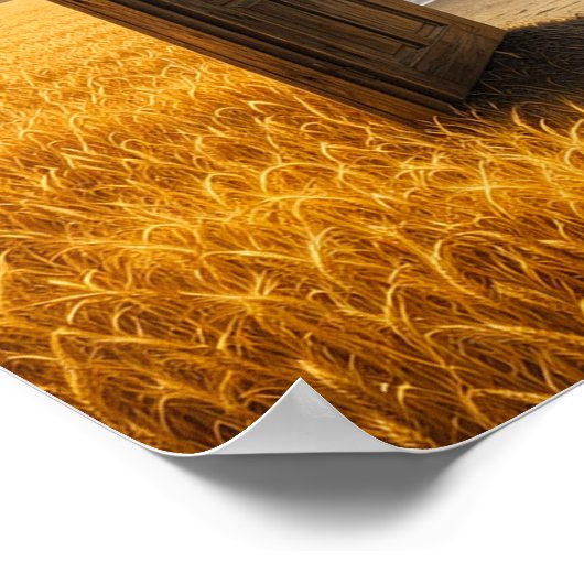Door in the Wheat Poster (Hoek)