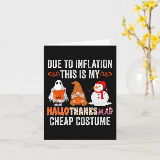 Door Inflatie Dit is mijn HalloThanksMas Goedkope Kaart (Gele Bloem)