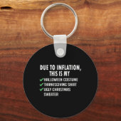 Door inflatie Halloween Thanksgiving Kerst Sleutelhanger (Voorkant)