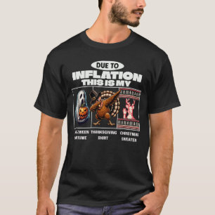 Door inflatie Halloween Thanksgiving Kerst T-shirt