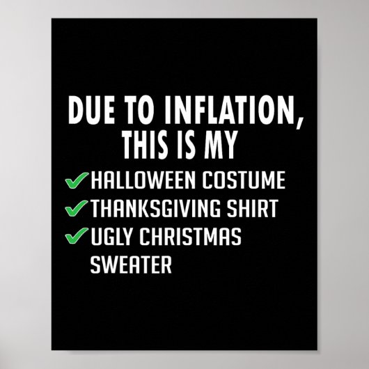 Door inflatie Halloween Thanksgiving Kerstmis Poster (Voorkant)