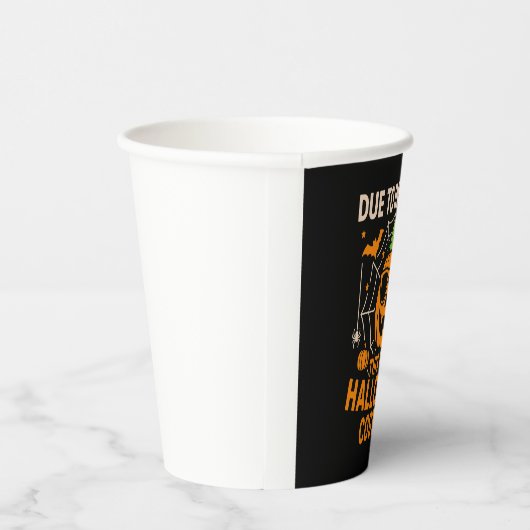 Door inflatie is dit mijn Halloween Papieren Bekers (Rechts)