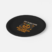 Door inflatie is dit mijn Halloween Papieren Bordje (Gekanteld)