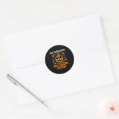 Door inflatie is dit mijn Halloween Ronde Sticker (Envelop)
