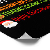 Door inflatie is dit mijn halloween Thanksgiving Poster (Hoek)