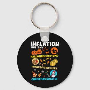 Door inflatie Mijn Halloween Thanksgiving Kerstmis Sleutelhanger