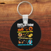 Door inflatie Mijn Halloween Thanksgiving Kerstmis Sleutelhanger (Voorkant)