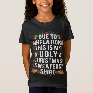 Door Inflation Lelijke Kersttruien Funny Xma T-shirt