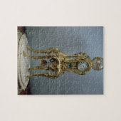 Door Jacques Caffi gemaakte astronomische klok in Legpuzzel (Horizontaal)