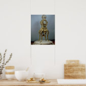 Door Jacques Caffi gemaakte astronomische klok in  Poster (Keuken)