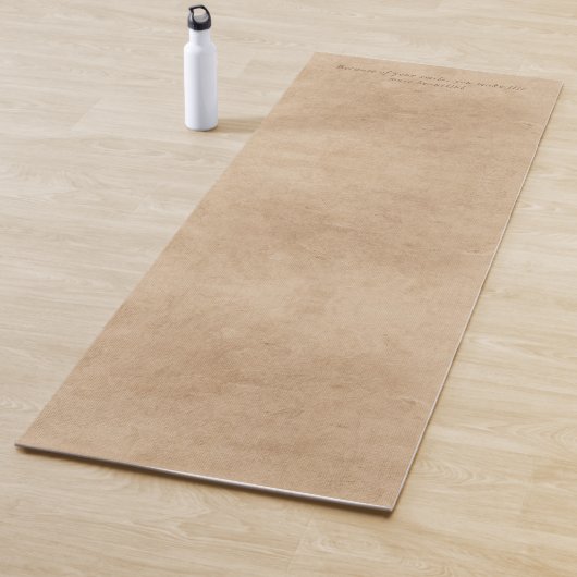 Door je glimlach maak je het leven mooier yogamat (In situ)