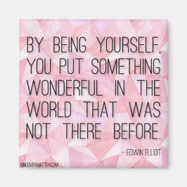 Door jezelf te zijn magneet