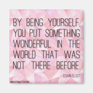 Door jezelf te zijn magneet