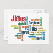 Door Jezus ben je... Briefkaart (Voorkant / Achterkant)