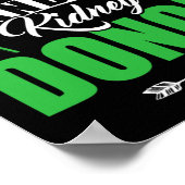 Door Jezus en een nier donororgaan transplantatie Poster (Hoek)