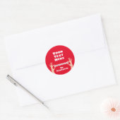 Door jou gegeven ronde sticker (Envelop)