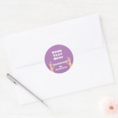 Door jou gegeven ronde sticker (Envelop)