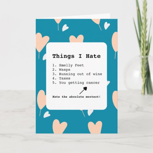 Door kanker gaan kaart (Voorkant)