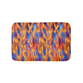 Door Kenneth Yoncich in brand gestoken Badmat